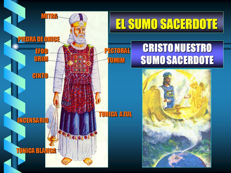 EL SUMO SACERDOTE CRISTO NUESTRO SUMO SACERDOTE MITRA PIEDRA DE ONICE