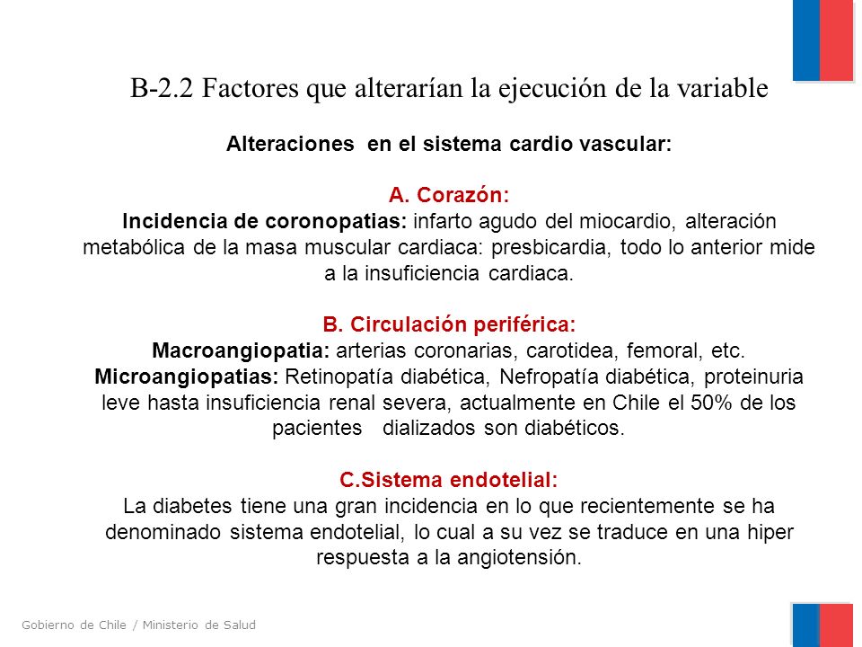 B-2.2 Factores que alterarían la ejecución de la variable