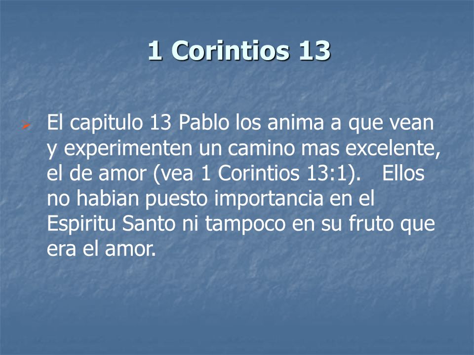 1 Corintios 13