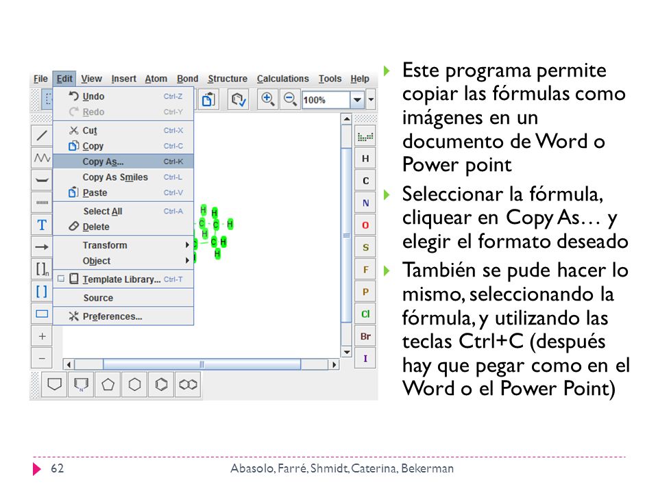 Este programa permite copiar las fórmulas como imágenes en un documento de Word o Power point