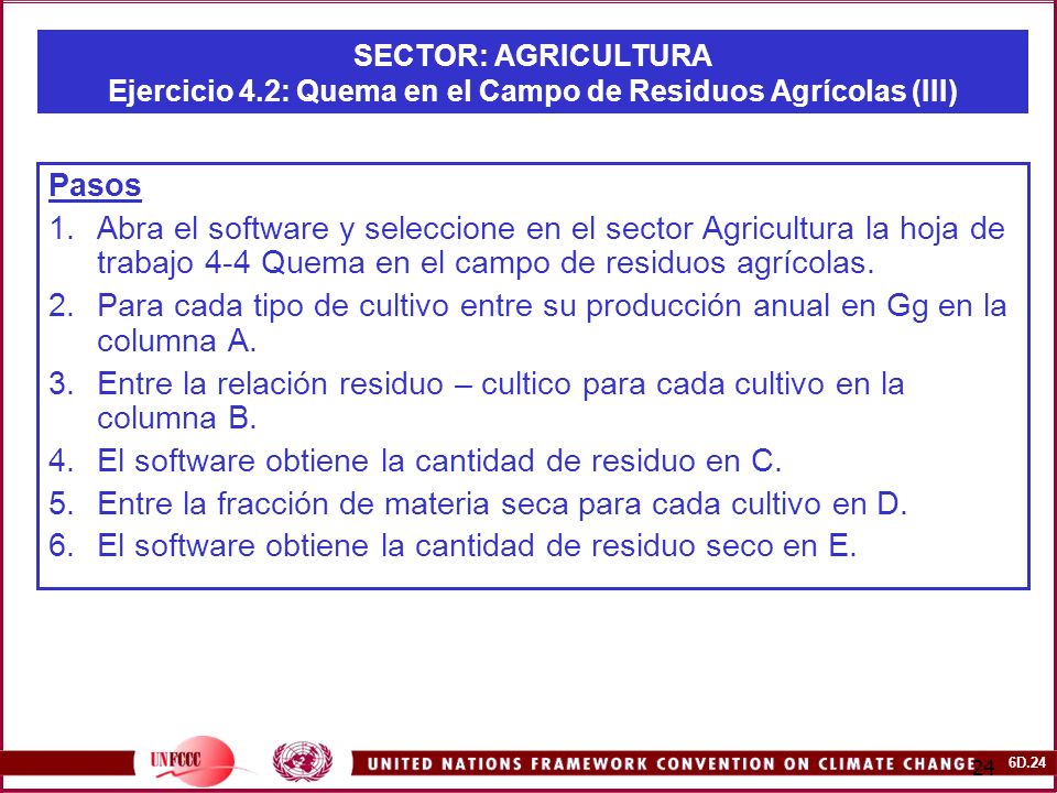Entre la relación residuo – cultico para cada cultivo en la columna B.