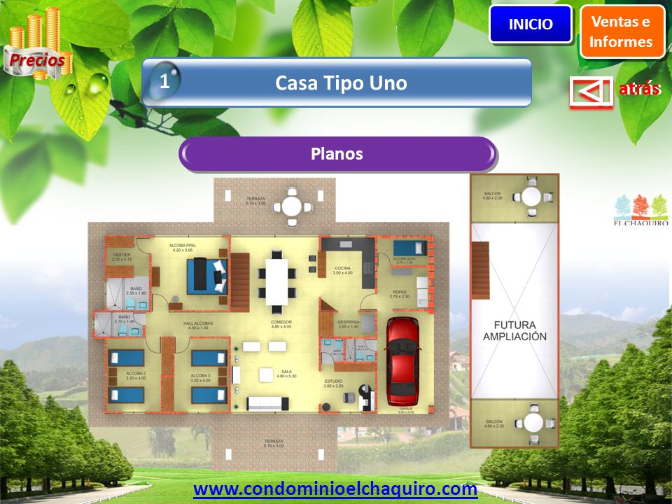 1 Casa Tipo Uno   Precios Planos Ventas e