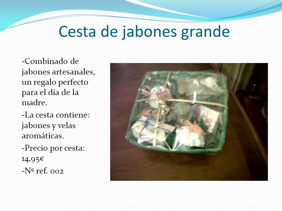 Cesta de jabones grande