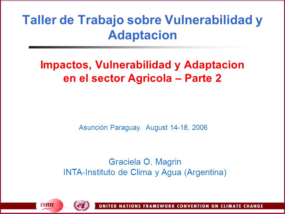 INTA-Instituto de Clima y Agua (Argentina)