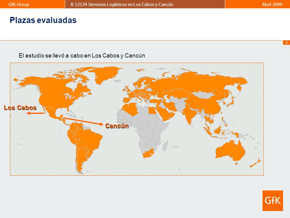 Plazas evaluadas Los Cabos Cancún