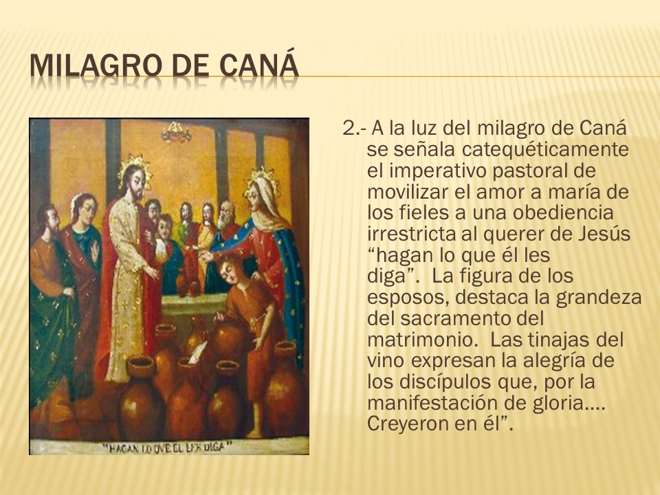 milagro de Caná
