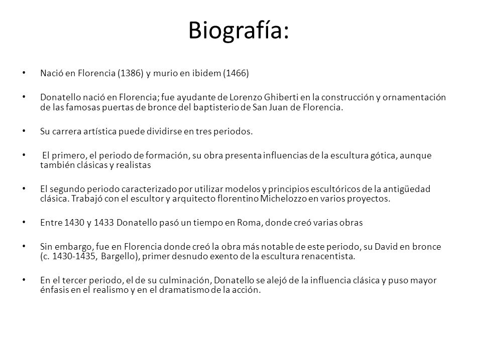 Biografía: Nació en Florencia (1386) y murio en ibidem (1466)