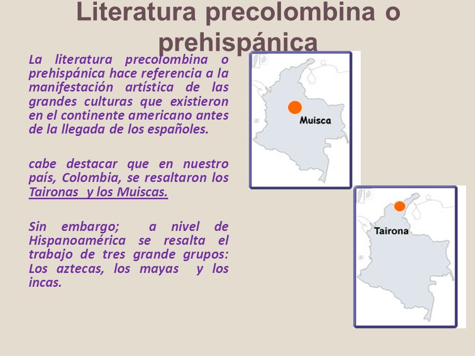 Literatura precolombina o prehispánica