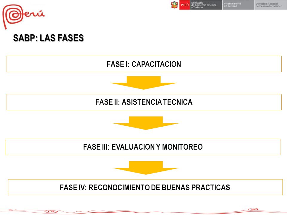 SABP: LAS FASES FASE I: CAPACITACION FASE II: ASISTENCIA TECNICA