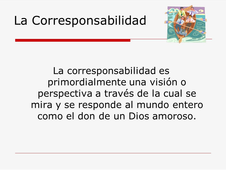 La Corresponsabilidad