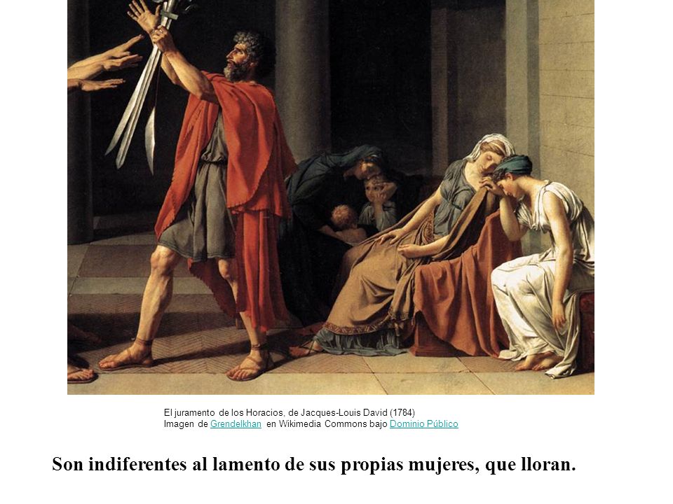 Son indiferentes al lamento de sus propias mujeres, que lloran.