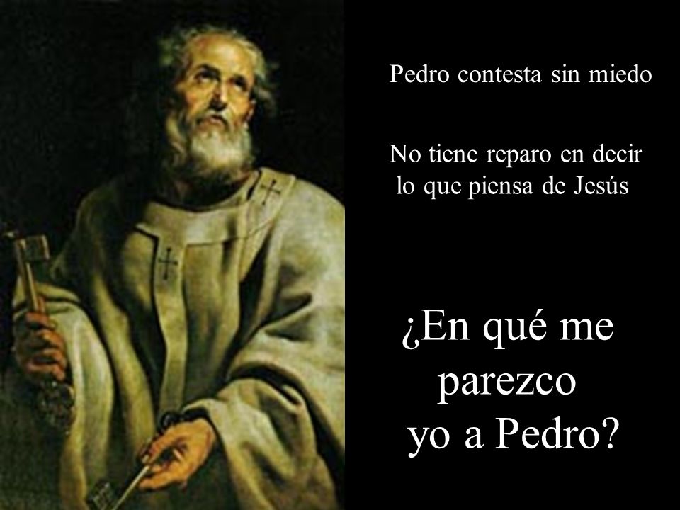 ¿En qué me parezco yo a Pedro Pedro contesta sin miedo