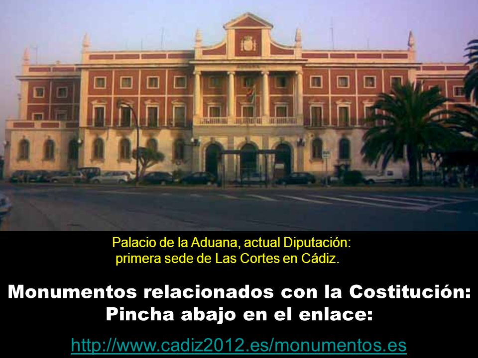 Monumentos relacionados con la Costitución: Pincha abajo en el enlace: