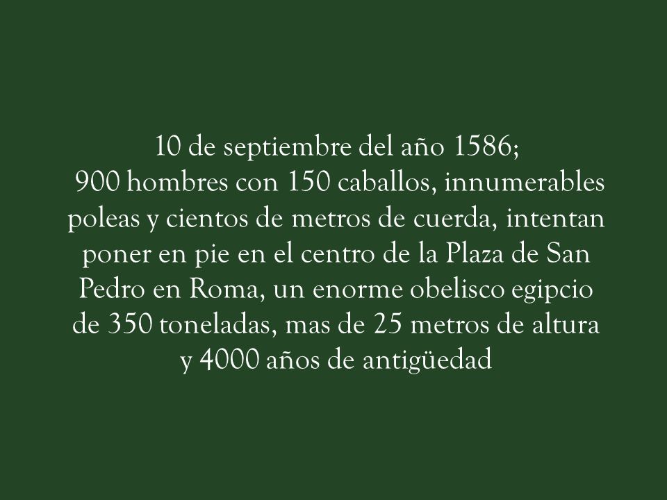 10 de septiembre del año 1586;