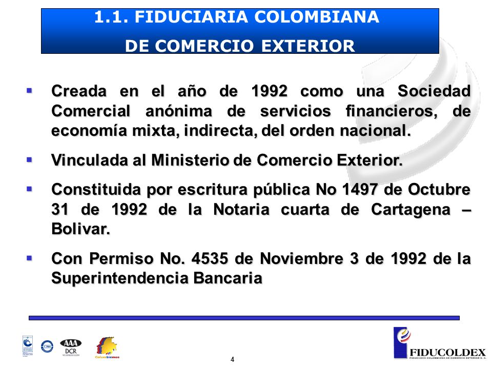 1.1. FIDUCIARIA COLOMBIANA
