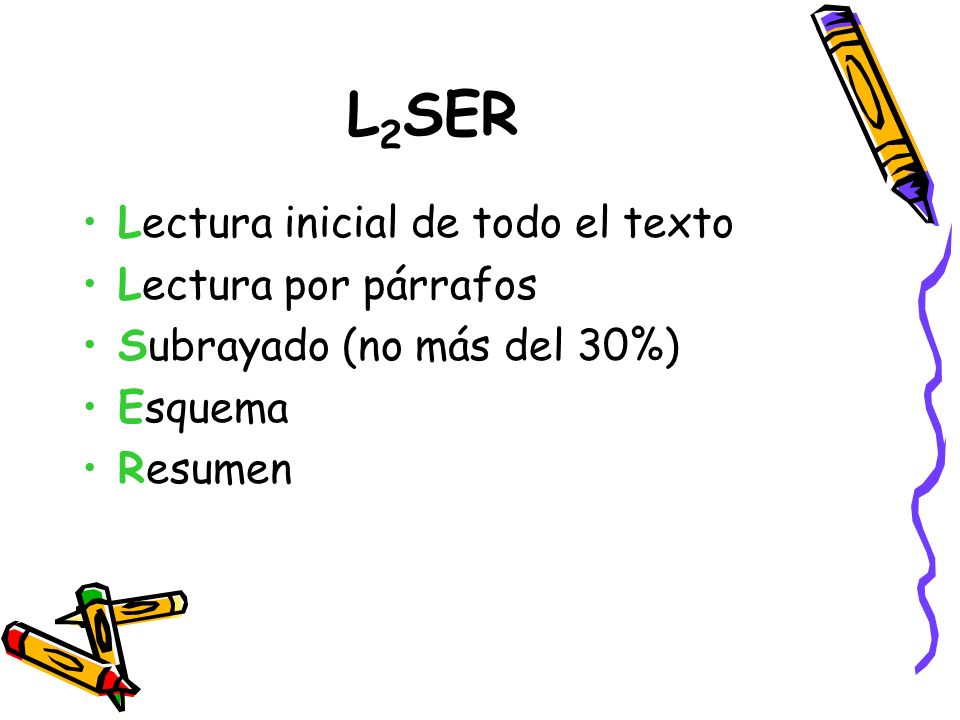 L2SER Lectura inicial de todo el texto Lectura por párrafos