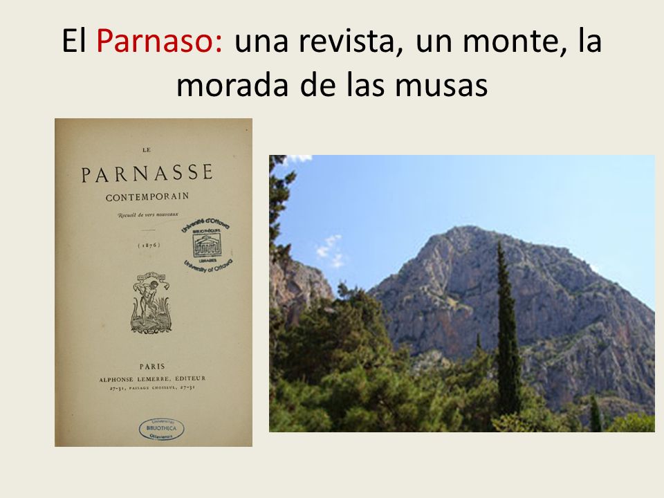 El Parnaso: una revista, un monte, la morada de las musas