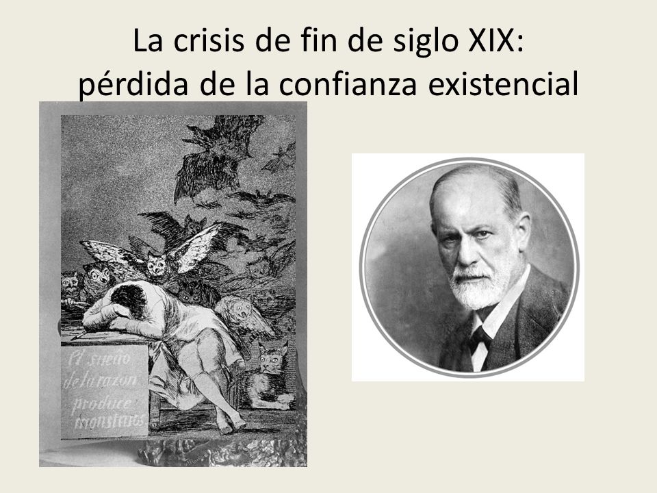 La crisis de fin de siglo XIX: pérdida de la confianza existencial