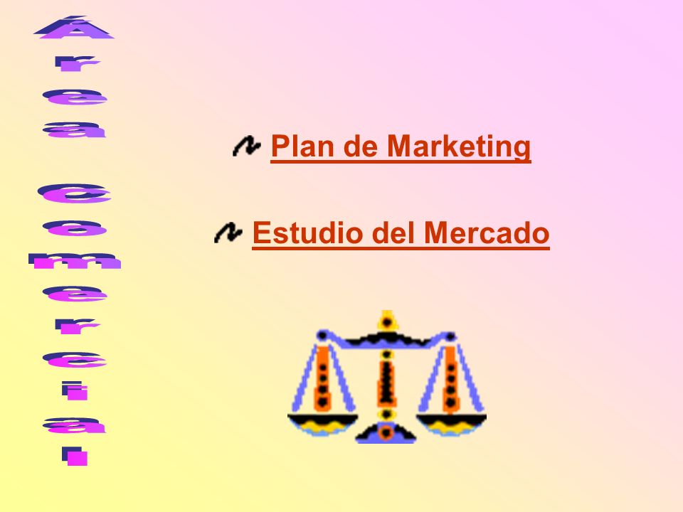 Plan de Marketing Estudio del Mercado Área Comercial