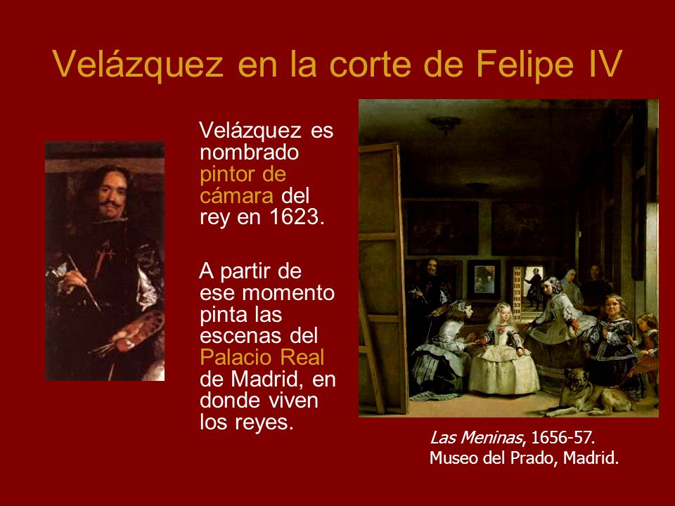Velázquez en la corte de Felipe IV