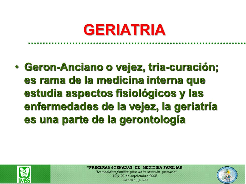 GERIATRIA