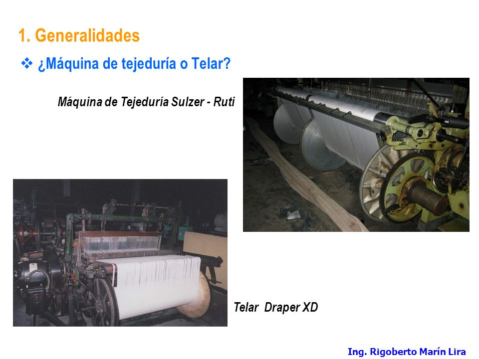 Máquina de Tejeduría Sulzer - Ruti