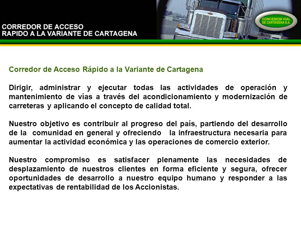 Corredor de Acceso Rápido a la Variante de Cartagena