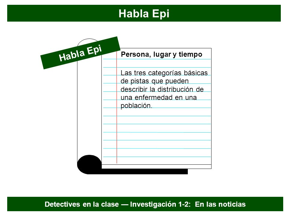 Detectives en la clase — Investigación 1-2: En las noticias