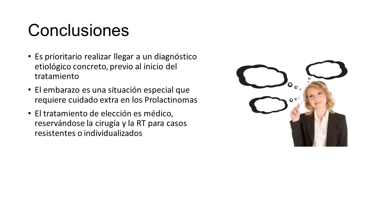 Conclusiones Es prioritario realizar llegar a un diagnóstico etiológico concreto, previo al inicio del tratamiento.