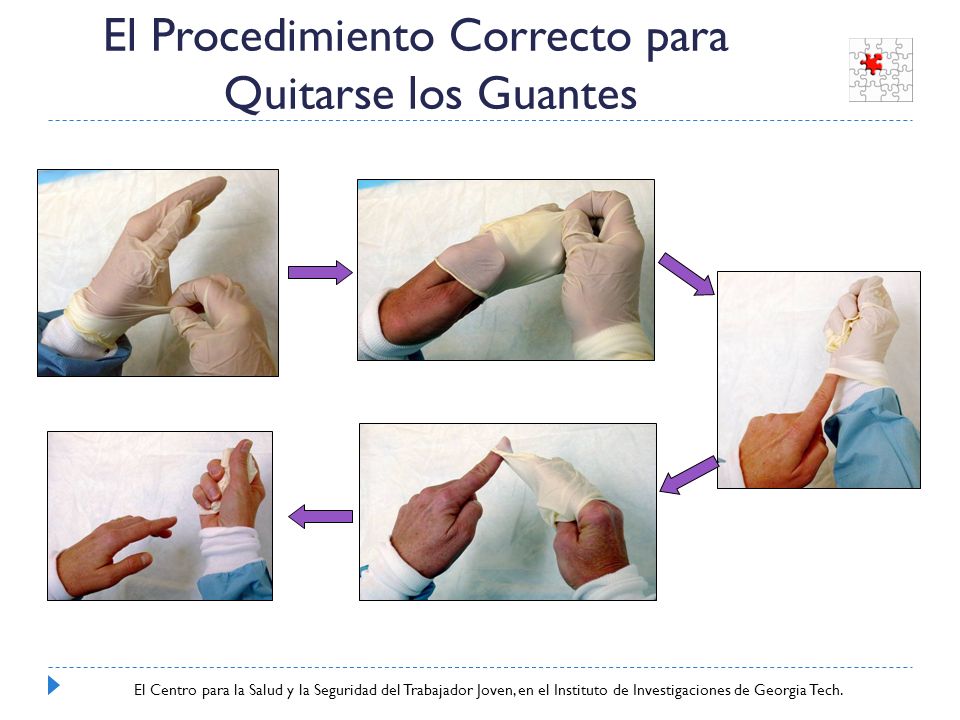 El Procedimiento Correcto para Quitarse los Guantes