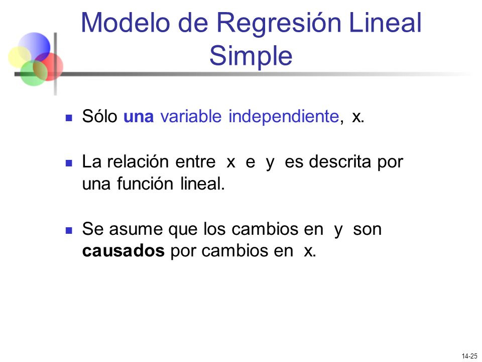 Modelo de Regresión Lineal Simple