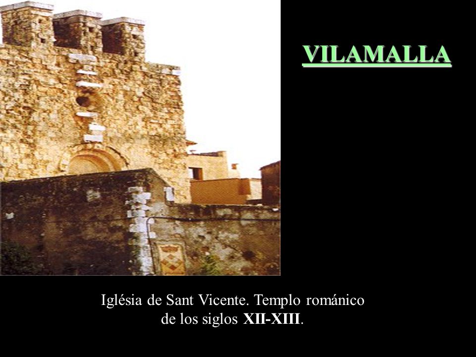 Iglésia de Sant Vicente. Templo románico de los siglos XII-XIII.