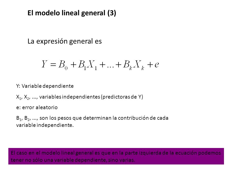 Tema 6: Regresión lineal. - ppt descargar
