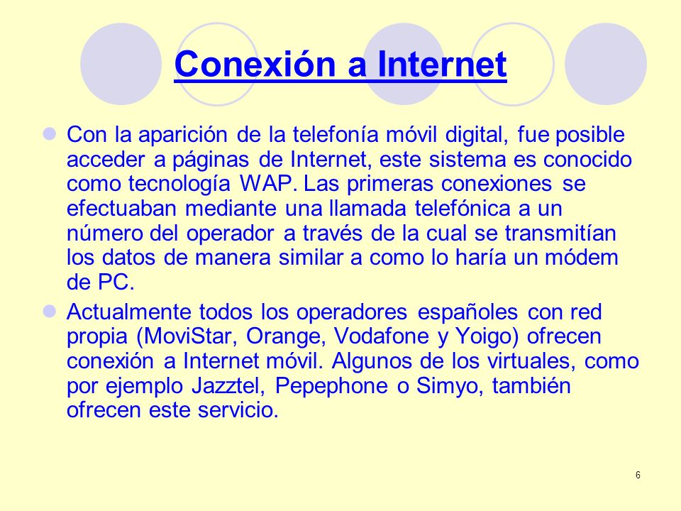 Conexión a Internet