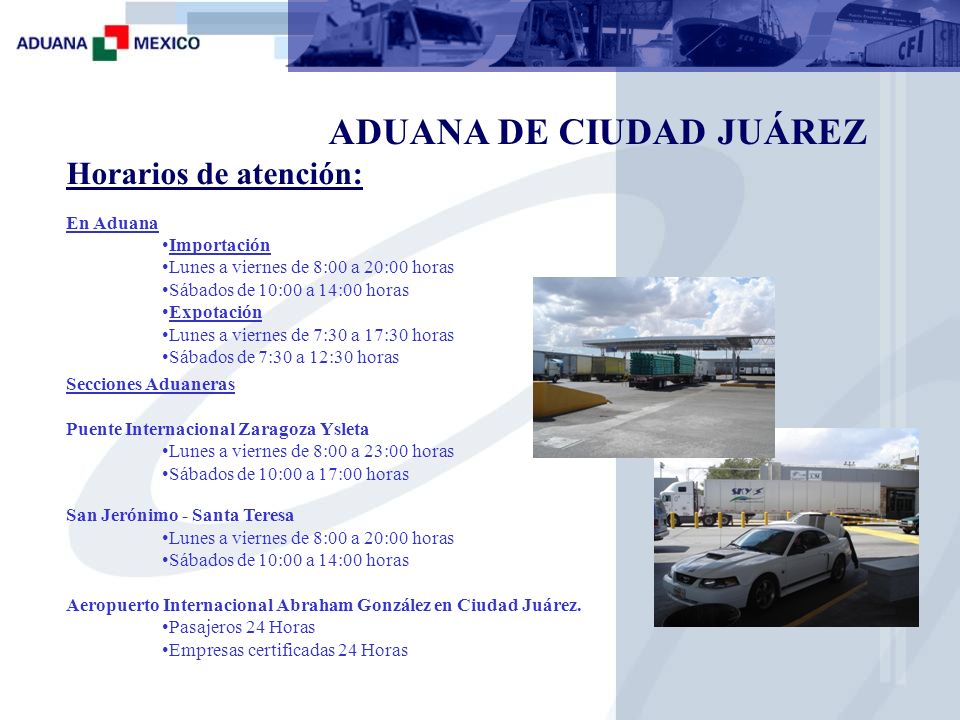 ADUANA DE CIUDAD JUÁREZ