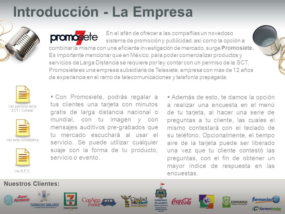 Introducción - La Empresa