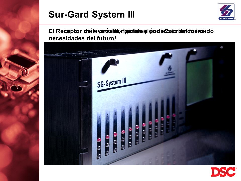 Sur-Gard System III El Receptor más versatil, flexible y poderoso del mercado.