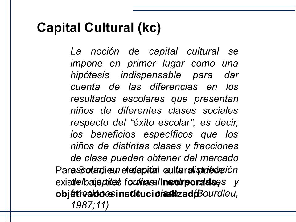 Capital Cultural (kc)