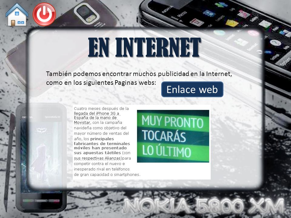 EN INTERNET También podemos encontrar muchos publicidad en la Internet, como en los siguientes Paginas webs: