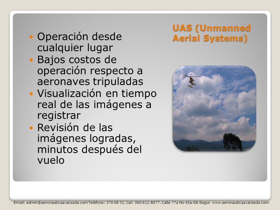 UAS (Unmanned Aerial Systems)