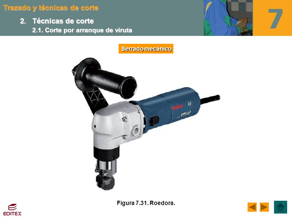 2. Técnicas de corte 2.1. Corte por arranque de viruta