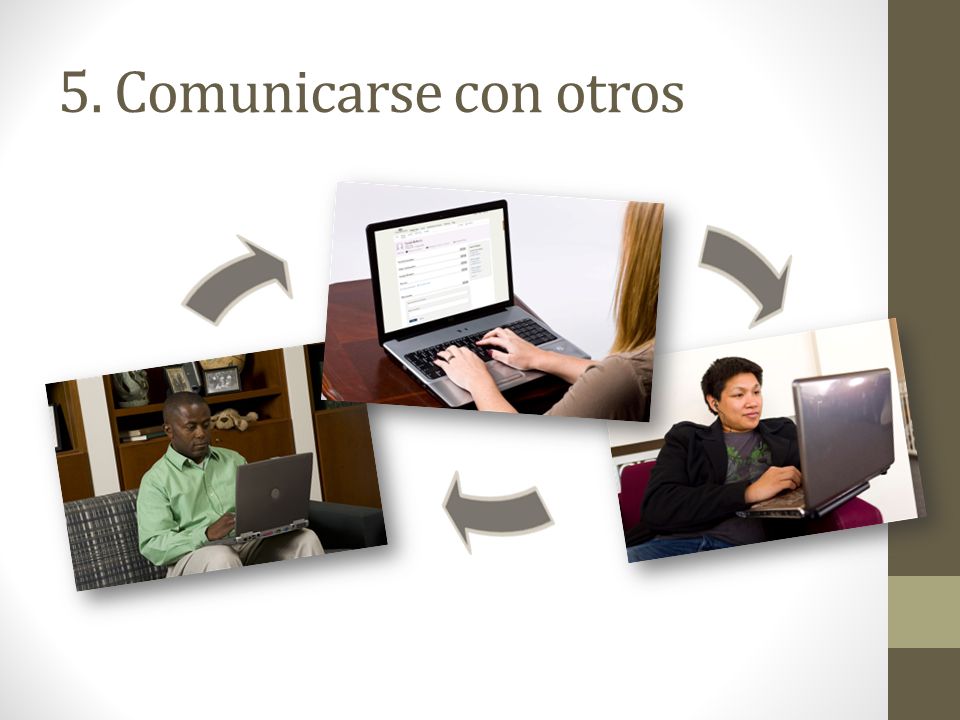 5. Comunicarse con otros El Árbol Familiar permite que la personas se comuniquen con otras.
