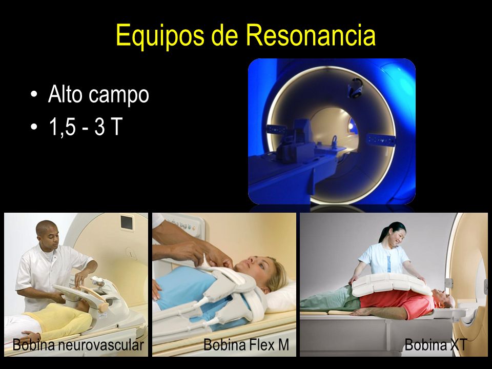 Equipos de Resonancia Alto campo 1,5 - 3 T Bobina neurovascular