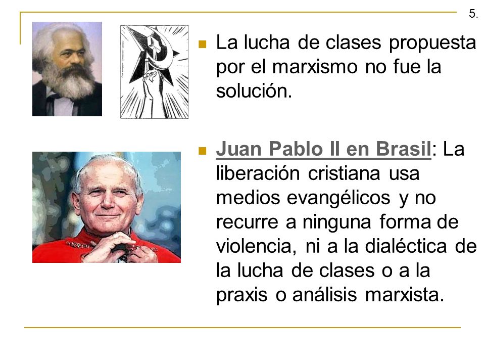 La lucha de clases propuesta por el marxismo no fue la solución.