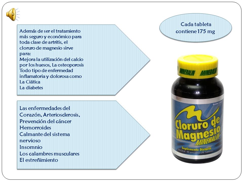 Cada tableta contiene 175 mg