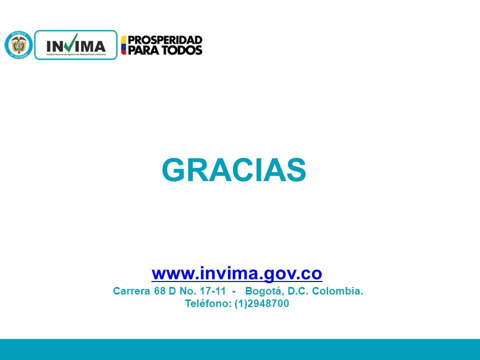 GRACIAS   Carrera 68 D No Bogotá, D.C. Colombia. Teléfono: (1)