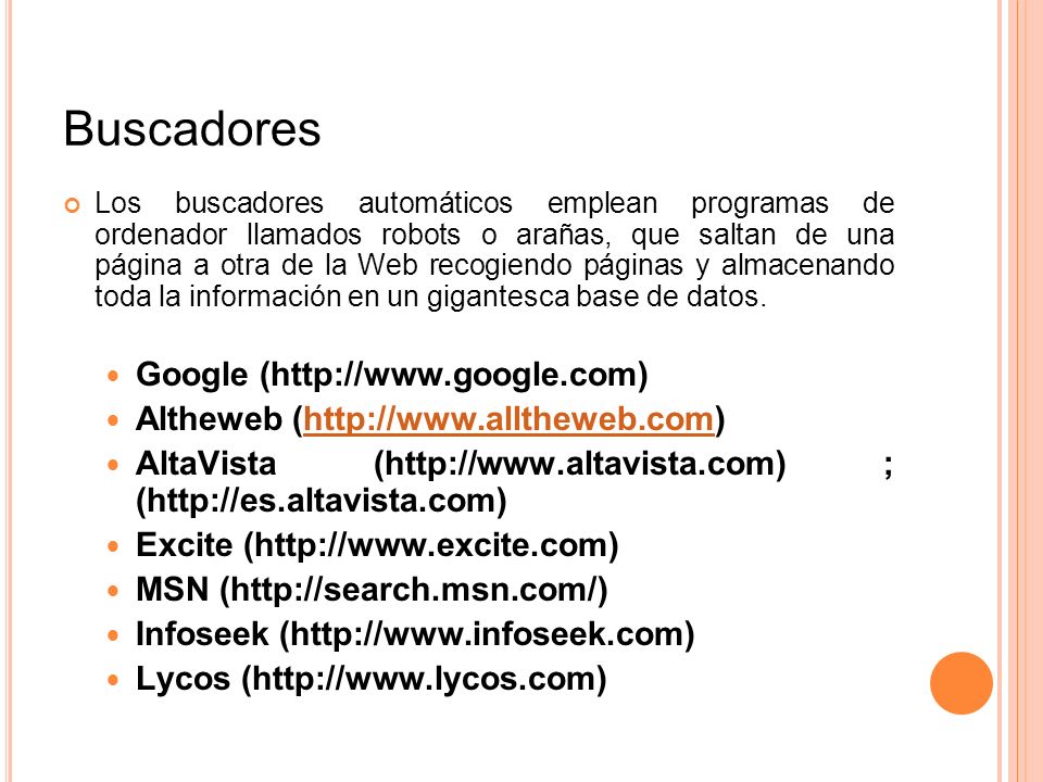 Buscadores Google (