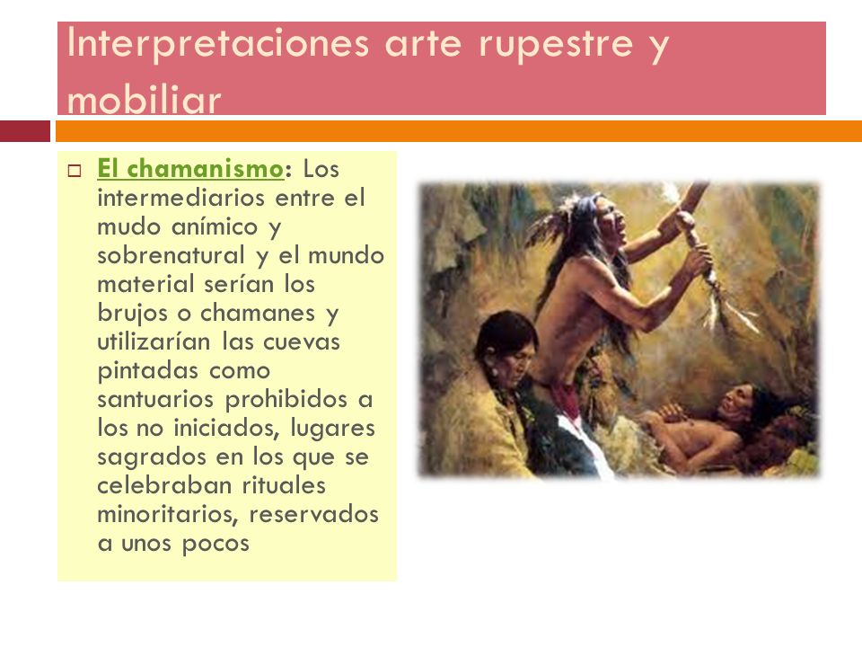 Interpretaciones arte rupestre y mobiliar