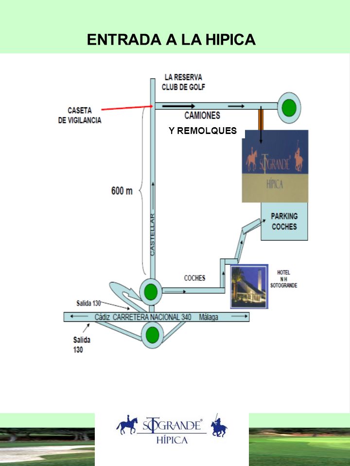 ENTRADA A LA HIPICA Y REMOLQUES