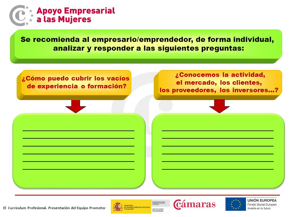¿Cómo puedo cubrir los vacíos de experiencia o formación